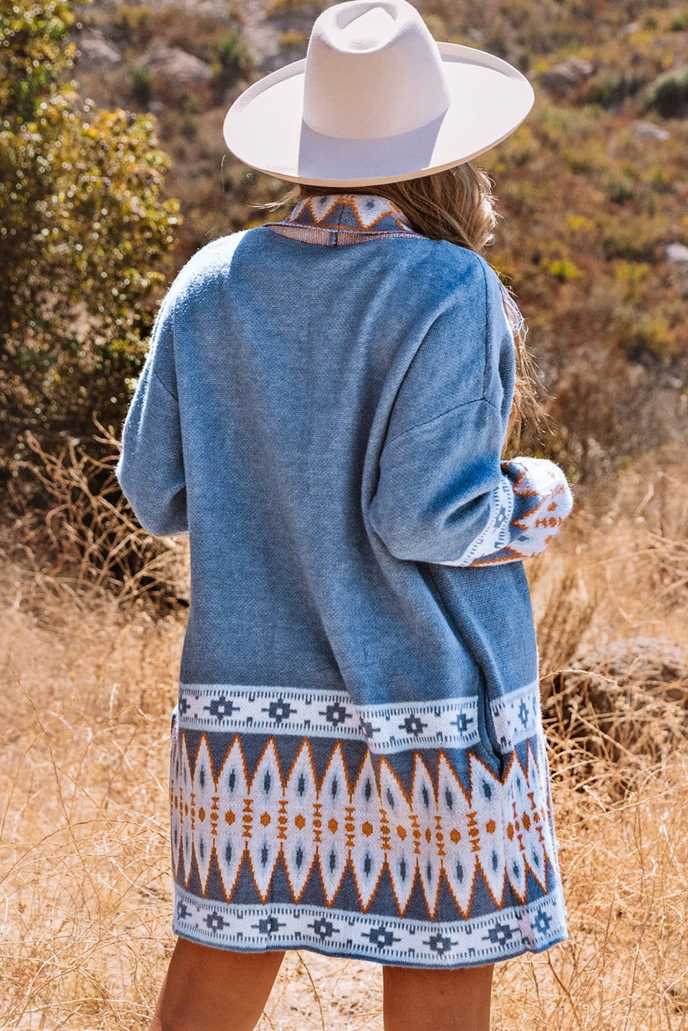 Western Geo Cardigan