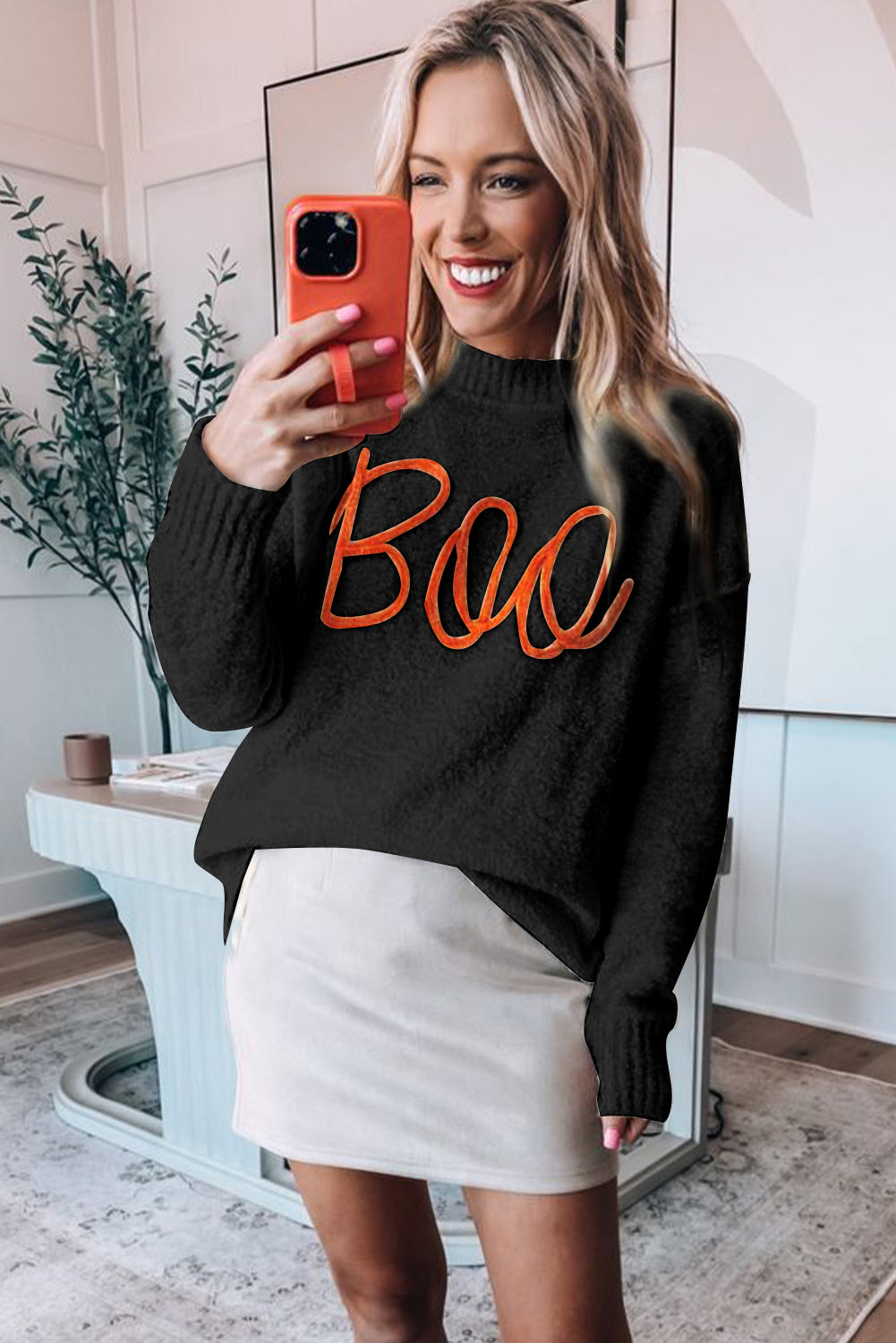 Boo Knit Sweater