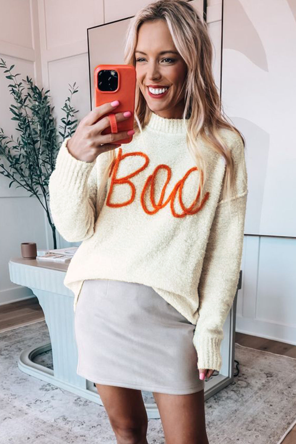 Boo Knit Sweater