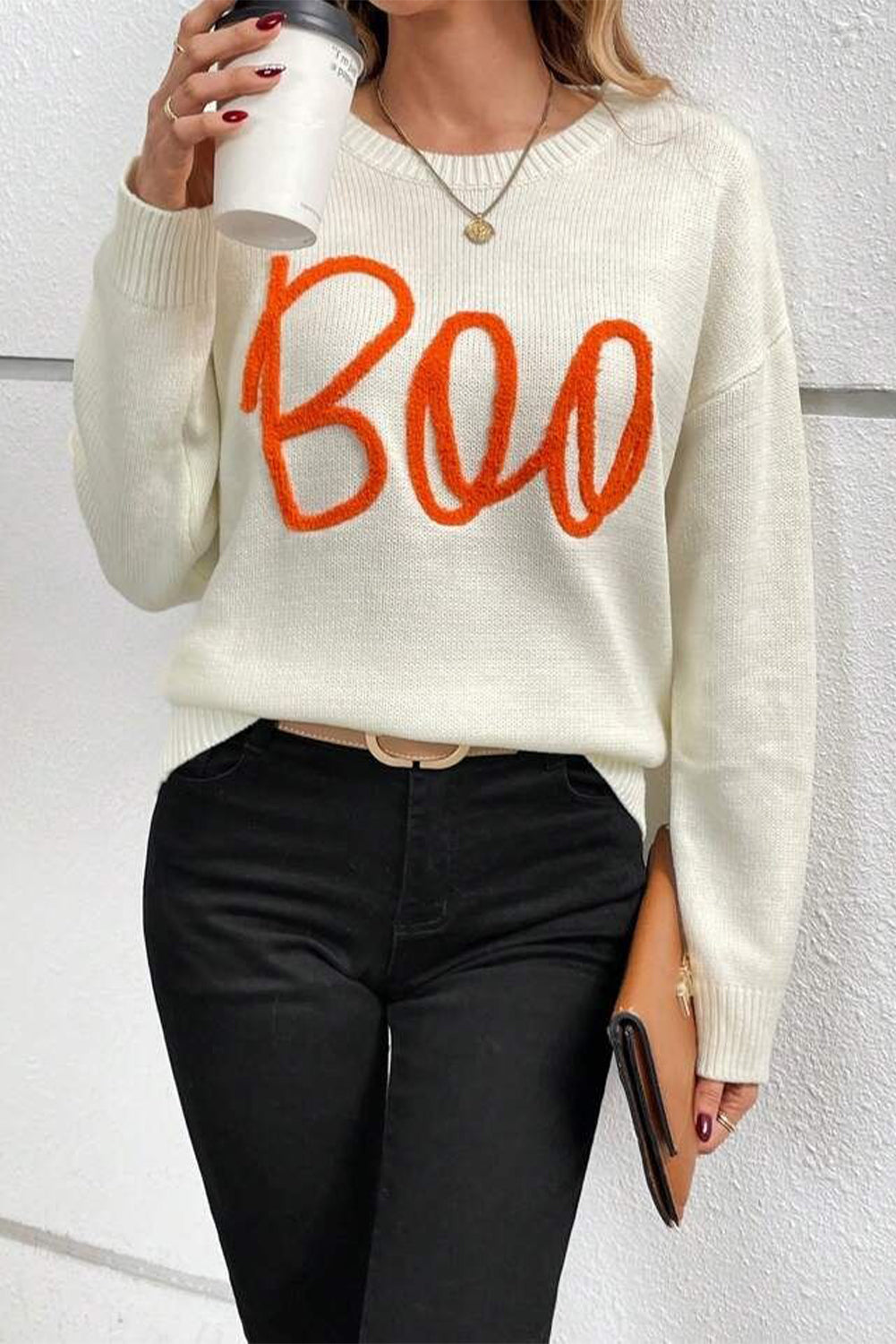 Boo Knit Sweater