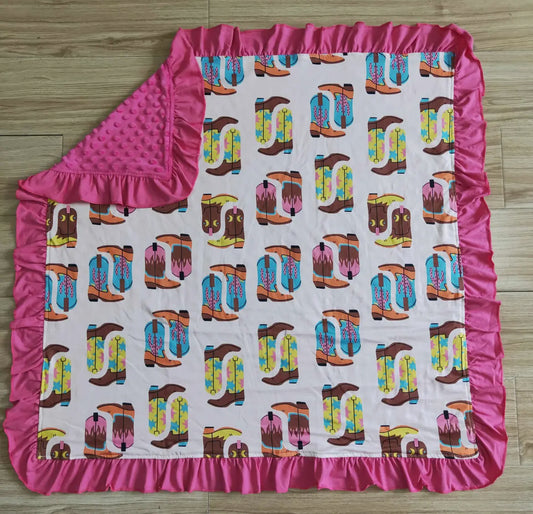 The Cowgirl Boots Blanket