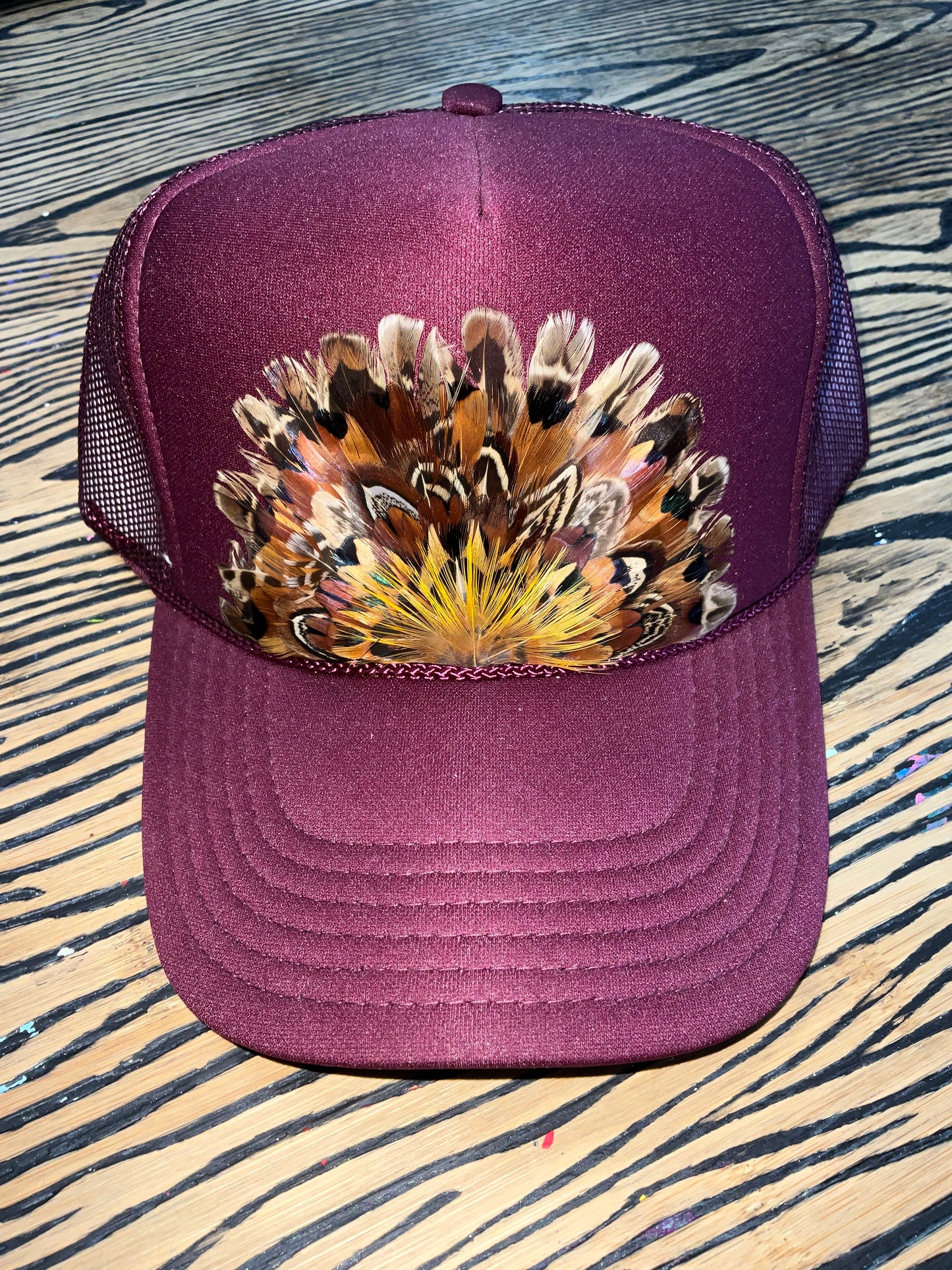 Game Bird Feather Trucker Hat