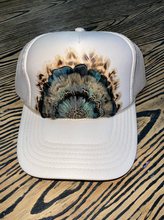 Game Bird Feather Trucker Hat