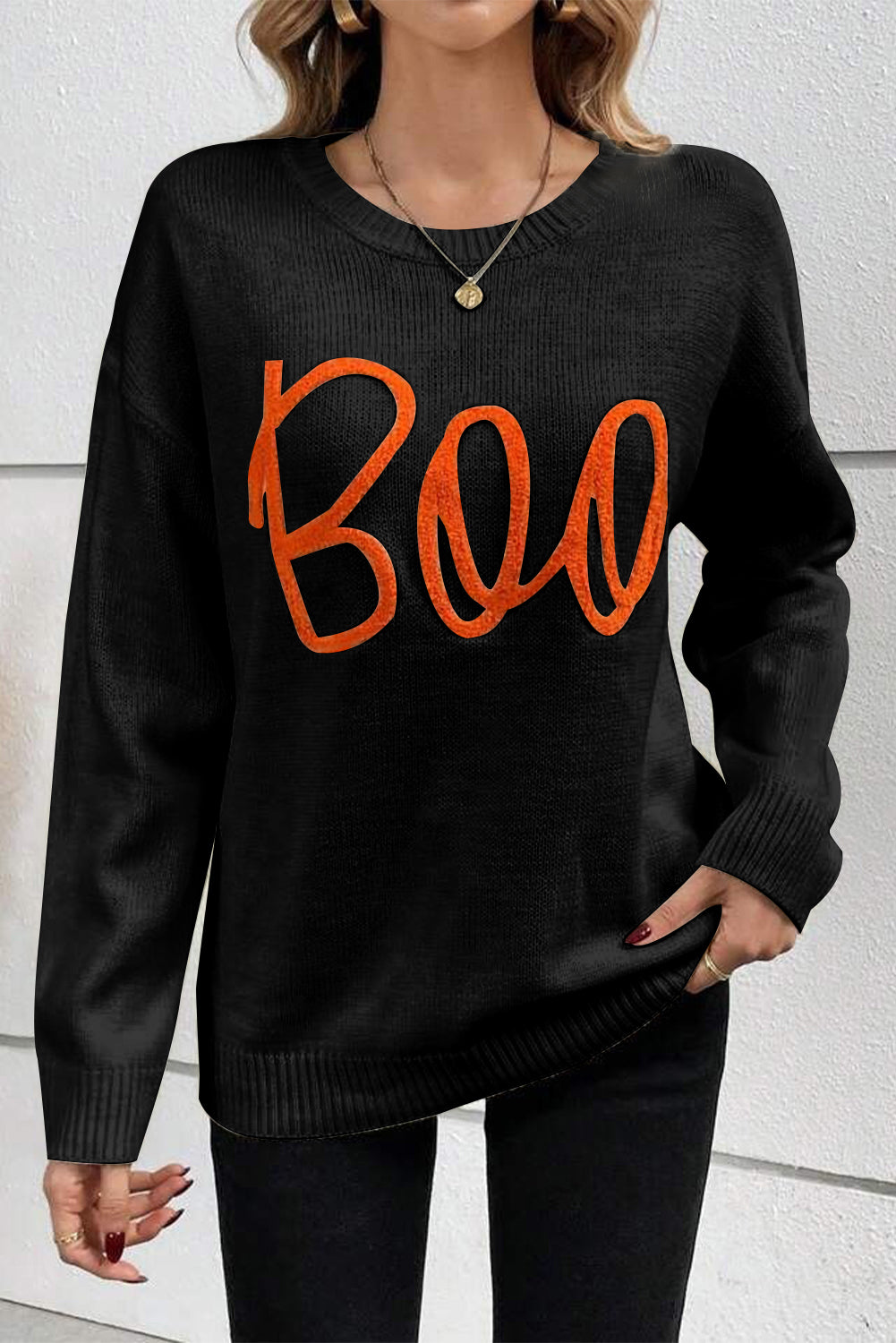 Boo Knit Sweater